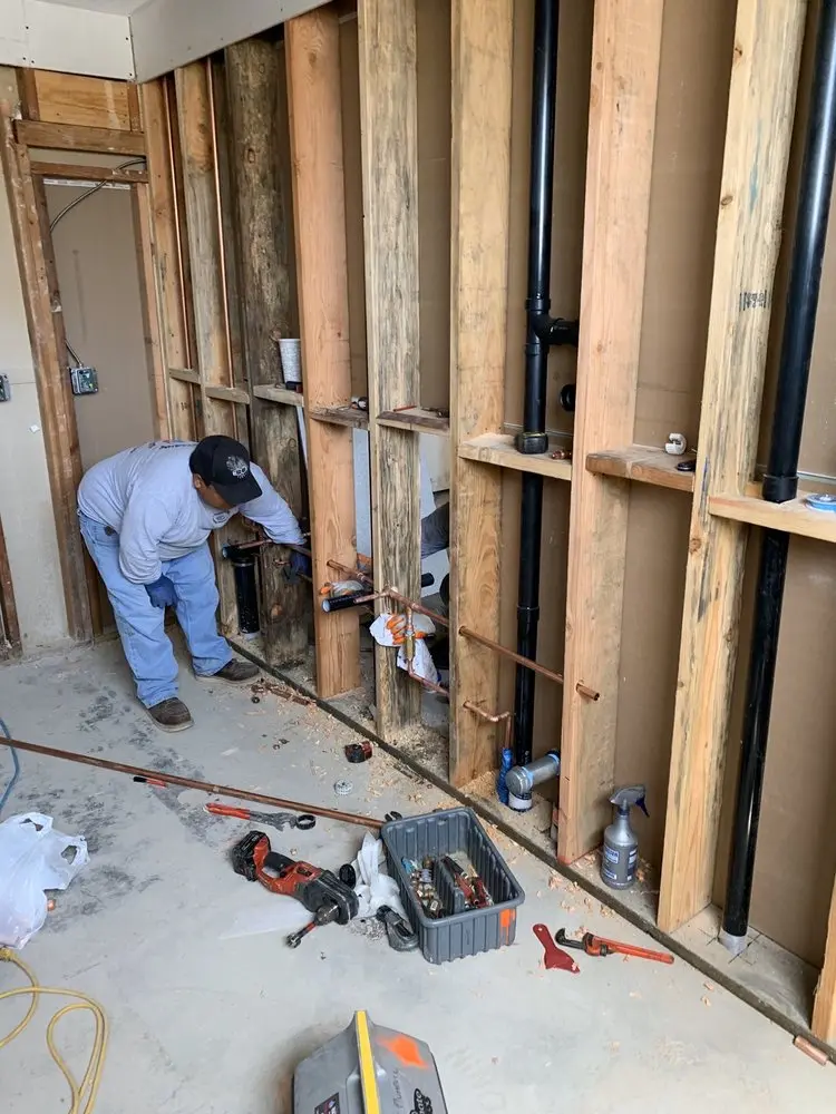 Commercial rough-in plumbing for Gas Line Repair in Mathers Mills